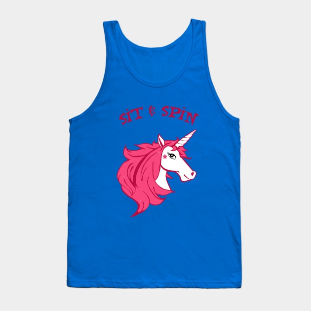 Rude Unicorn Tank Top by rachybattlebot